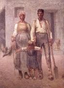 Jean Francois Millet The Peasant Family USA oil painting artist